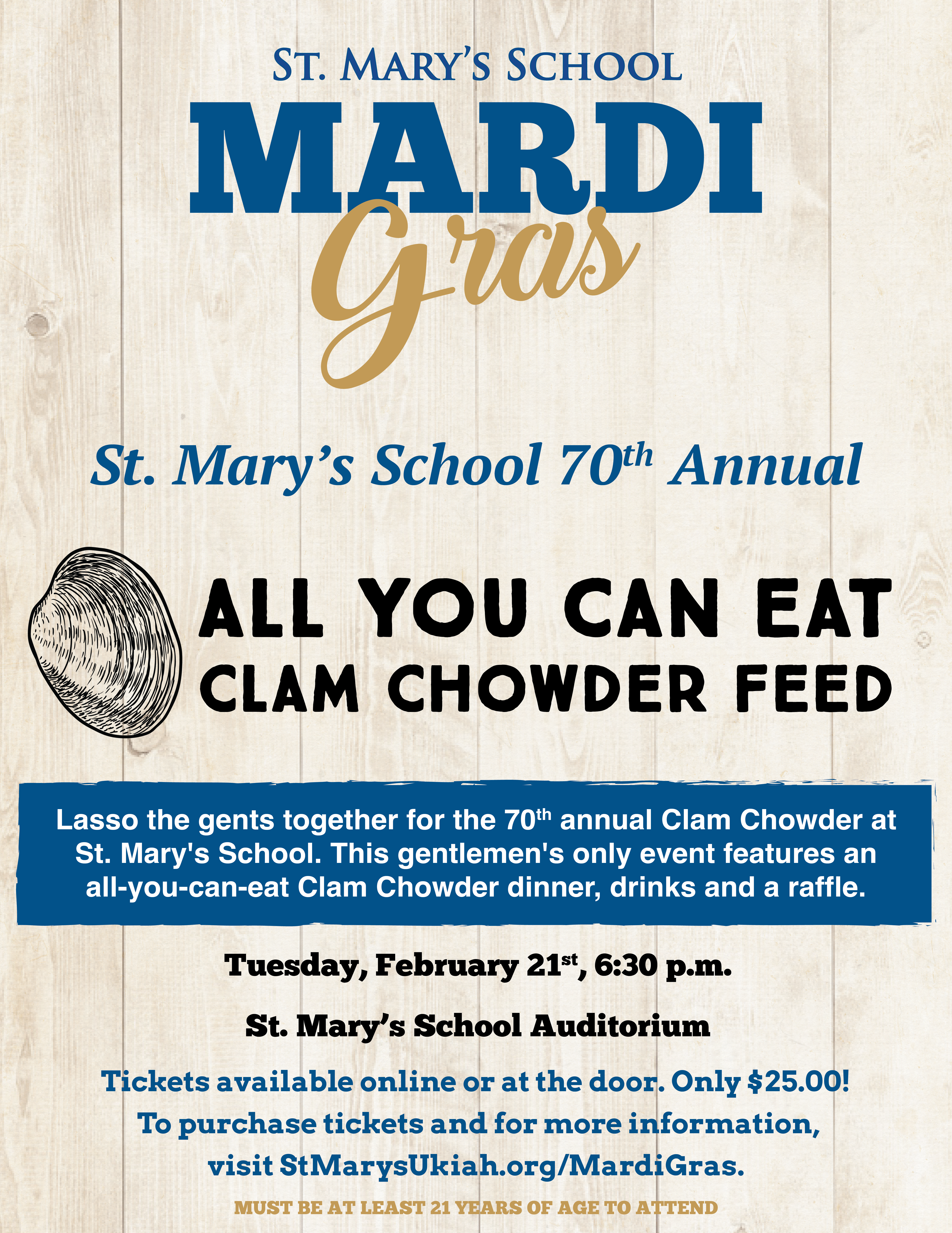 Clam Chowder Feed