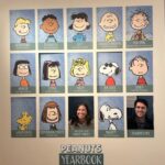 Page from the Peanuts characters yearbook