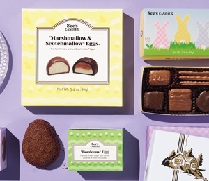 Photo of delicious See's Easter candy