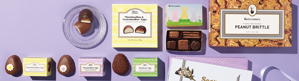 Photo of delicious See's Easter candy